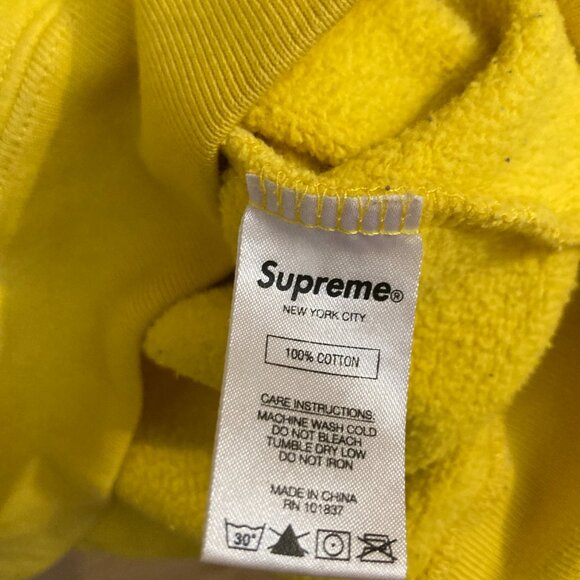 Supreme 2018 Text stripe Hoodie - Size small - Picture 6 of 6